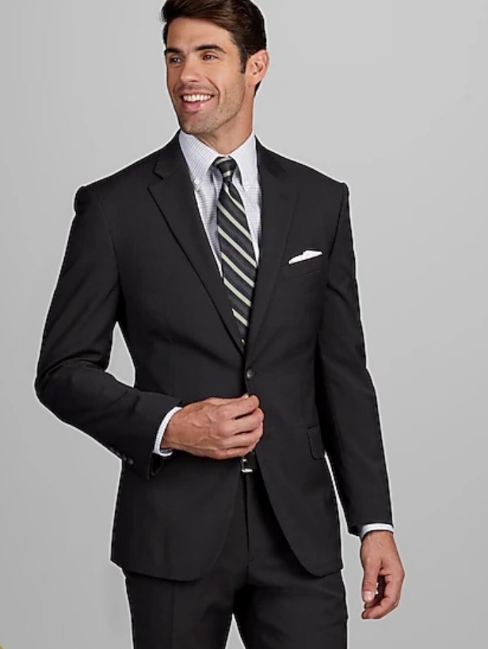 Jos. A. Bank 100% Wool Travelers Performance Tailor Fit Sport Suit Jacket 44R